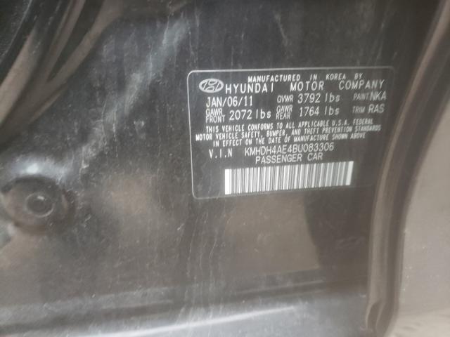 2011 HYUNDAI ELANTRA KMHDH4AE4BU083306