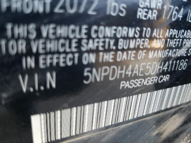 2013 HYUNDAI ELANTRA GL 5NPDH4AE5DH411186