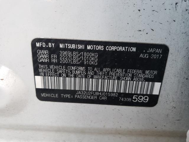 2017 MITSUBISHI LANCER ES JA32U2FU8HU015982