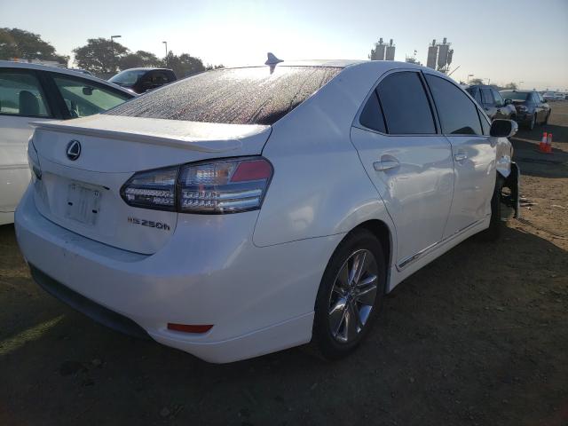 2011 LEXUS HS 250H JTHBB1BA4B2045642