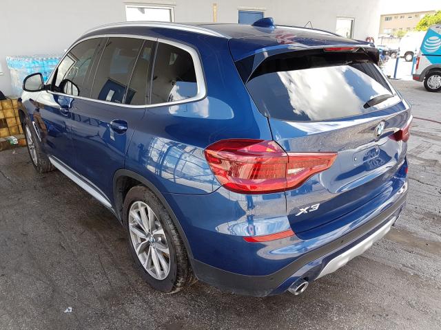 2019 BMW X3 XDRIVE3 5UXTR9C53KLR05704