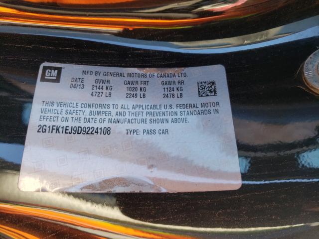 2013 CHEVROLET CAMARO 2SS - 2G1FK1EJ9D9224108