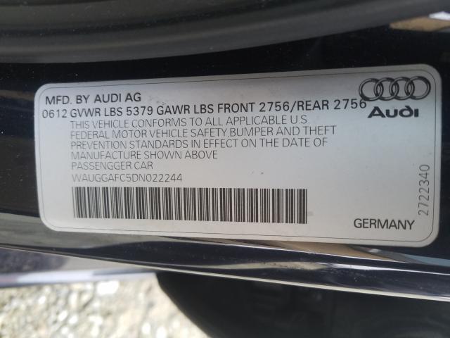 2013 AUDI A6 PREMIUM WAUGGAFC5DN022244
