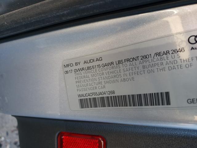 2018 AUDI S5 PRESTIG WAUC4CF55JA041268