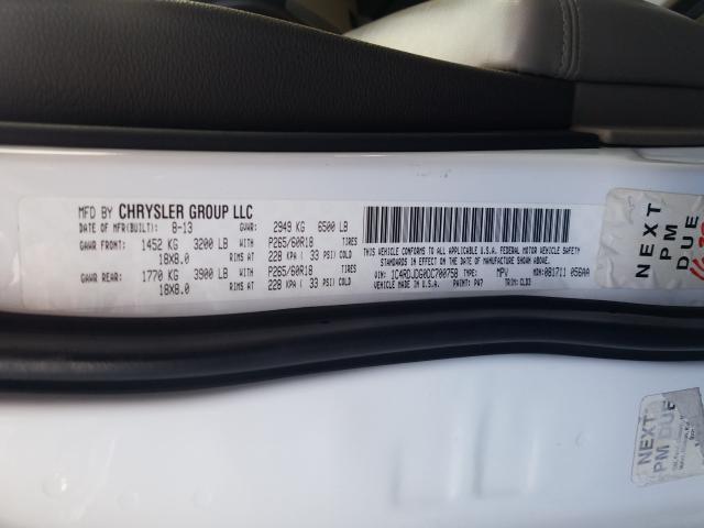 2013 DODGE DURANGO CR 1C4RDJDG0DC700758