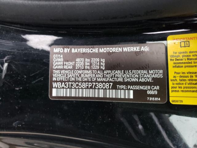 2015 BMW 435 I WBA3T3C58FP738087