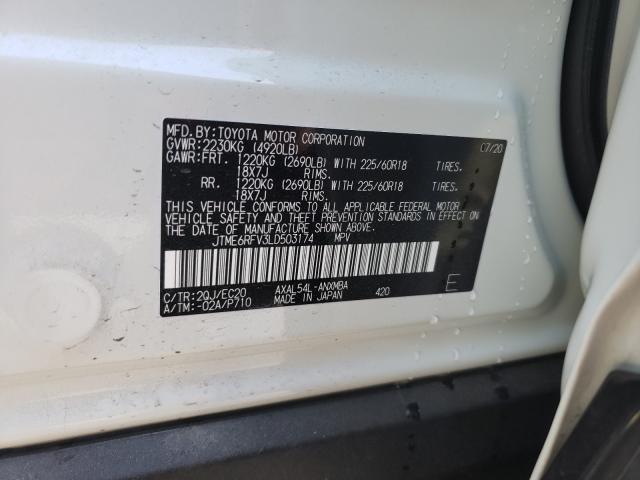 2020 TOYOTA RAV4 XSE JTME6RFV3LD503174
