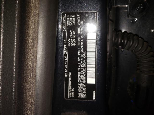 2012 VOLVO S80 T6 YV1902AH6C1160562