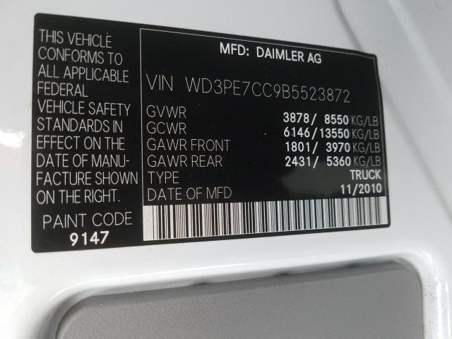 2011 MERCEDES-BENZ SPRINTER WD3PE7CC9B5523872