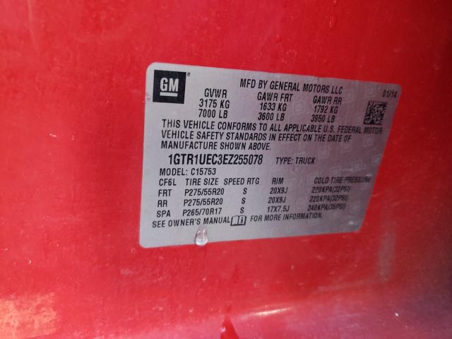2014 GMC SIERRA C15 1GTR1UEC3EZ255078