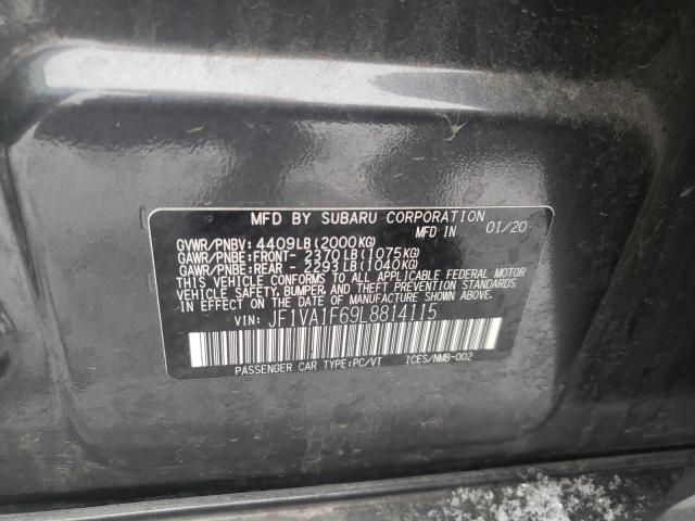 2020 SUBARU WRX PREMIU JF1VA1F69L8814115