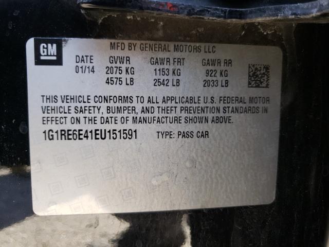 VIN 1G1RE6E41EU151591 2014 Chevrolet Volt no.10