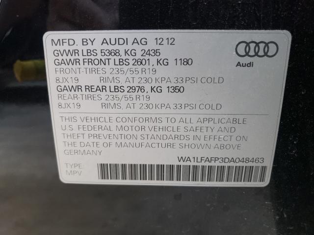 2013 AUDI Q5 PREMIUM WA1LFAFP3DA048463