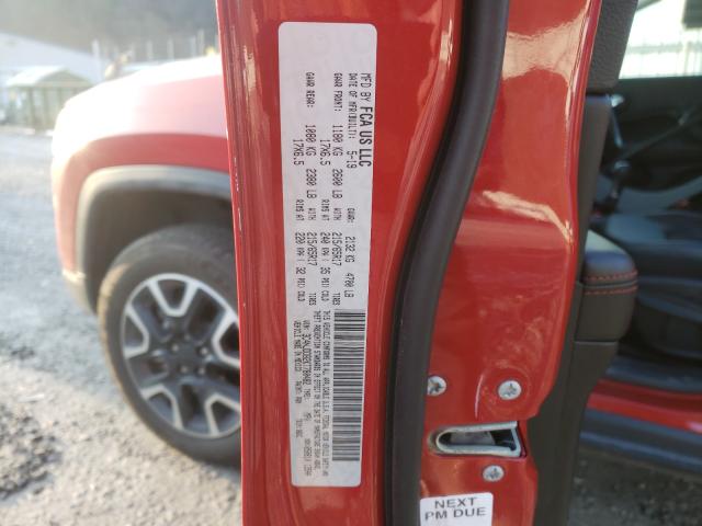 2019 JEEP COMPASS TR 3C4NJDDB2KT780482