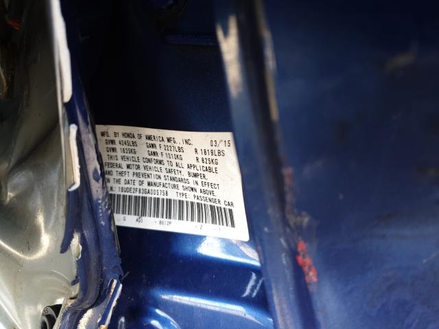 2016 ACURA ILX PREMIU 19UDE2F83GA005758
