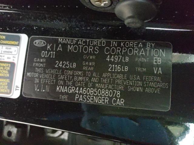2011 KIA OPTIMA SX KNAGR4A60B5088078