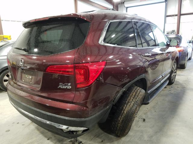 2016 HONDA PILOT ELIT 5FNYF6H00GB066827