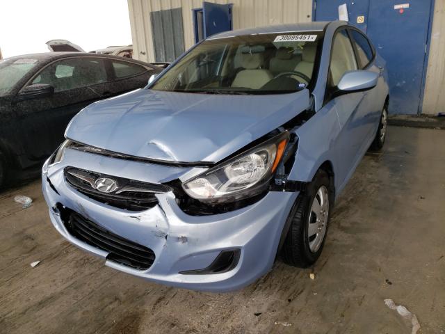 2014 HYUNDAI ACCENT GLS KMHCT4AE6EU621387