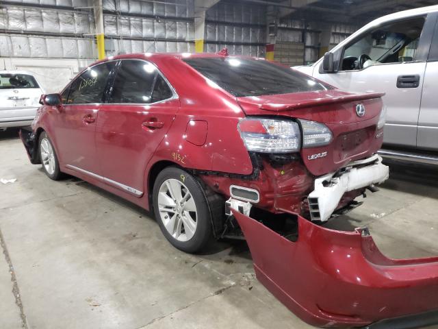 2010 LEXUS HS250H JTHBB1BA3A2028507
