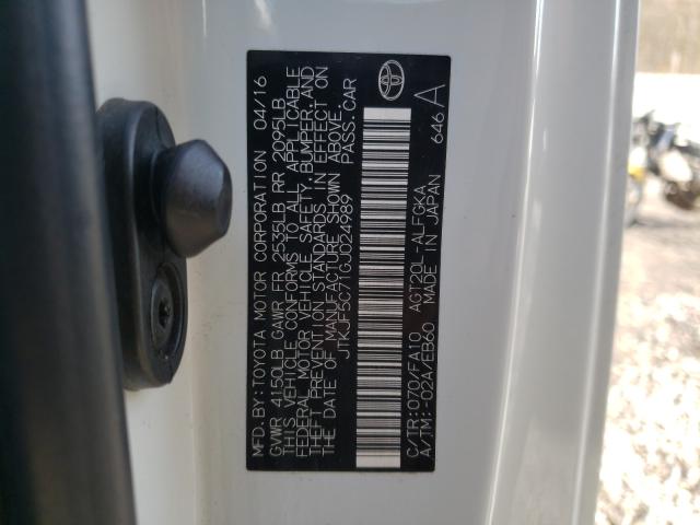 2016 TOYOTA SCION TC JTKJF5C71GJ024989