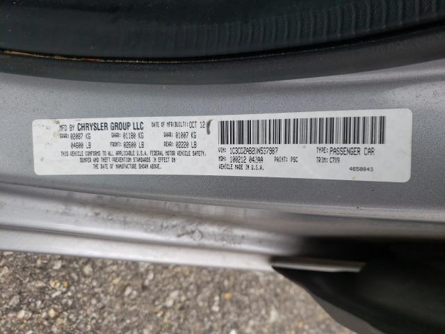 2013 DODGE AVENGER SE 1C3CDZAB2DN537987