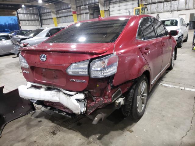 2010 LEXUS HS250H JTHBB1BA3A2028507