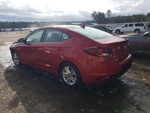 2019 HYUNDAI ELANTRA 5NPD84LF5KH429318