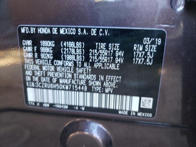 2019 HONDA HR-V EX 3CZRU6H50KM715448