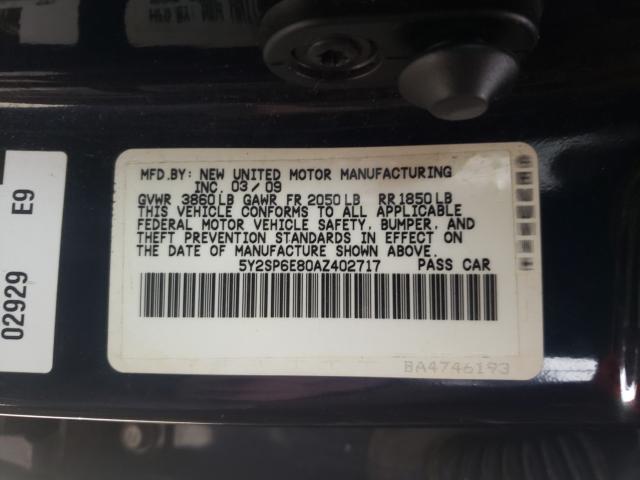 2010 PONTIAC VIBE 5Y2SP6E80AZ402717