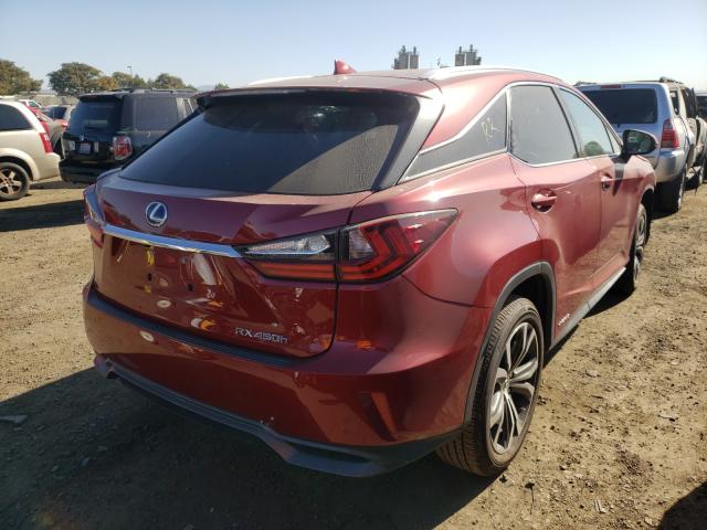 2016 LEXUS RX 450H BA 2T2BGMCA9GC001627