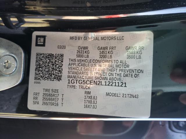 2020 GMC CANYON SLE 1GTG5CEN2L1221121