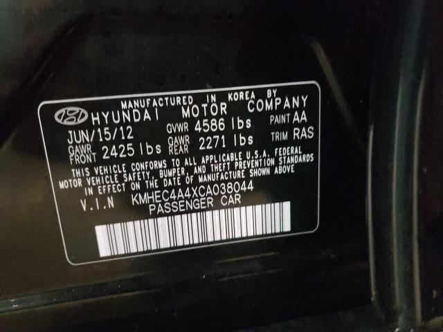 2012 HYUNDAI SONATA HYB KMHEC4A4XCA038044