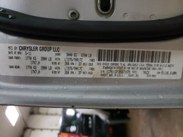 2011 DODGE RAM 1500 1D7RV1GP1BS678979
