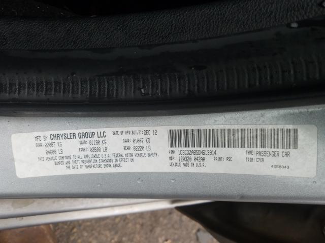 2013 DODGE AVENGER SE 1C3CDZAB5DN613914