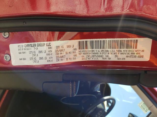 2015 JEEP CHEROKEE S 1C4PJLAB7FW506461