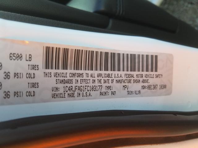 2015 JEEP GRAND CHER - 1C4RJFAG1FC103177