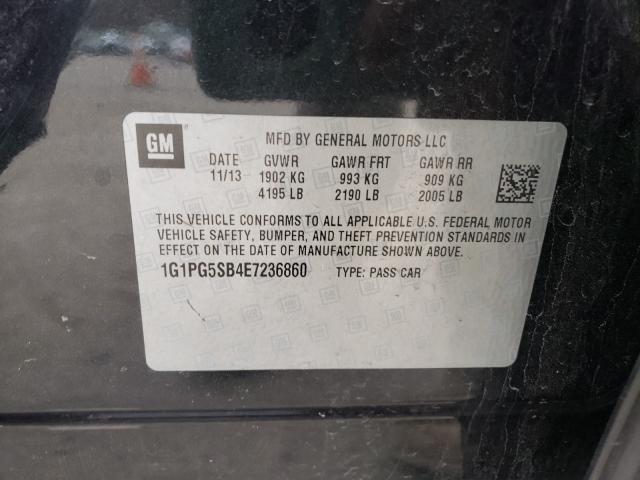 2014 CHEVROLET CRUZE LTZ 1G1PG5SB4E7236860