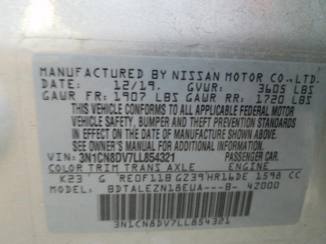 2020 NISSAN VERSA S - 3N1CN8DV7LL854321