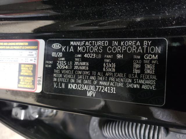 2020 KIA SOUL LX KNDJ23AUXL7724131