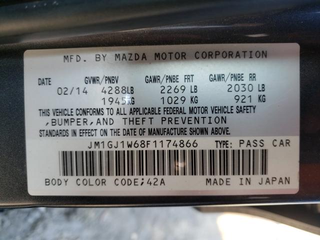 2015 MAZDA 6 GRAND TO - JM1GJ1W68F1174866