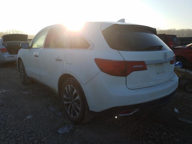 2016 ACURA MDX TECHNO 5FRYD4H47GB062902