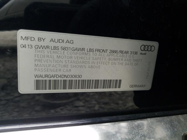 2013 AUDI A8 L QUATT WAURGAFD4DN030630