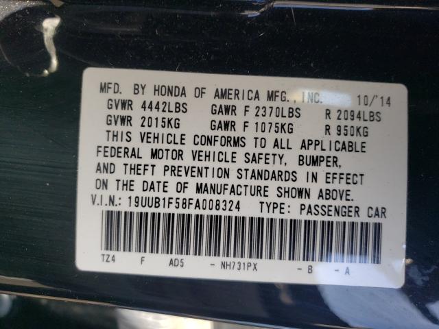 2015 ACURA TLX TECH 19UUB1F58FA008324