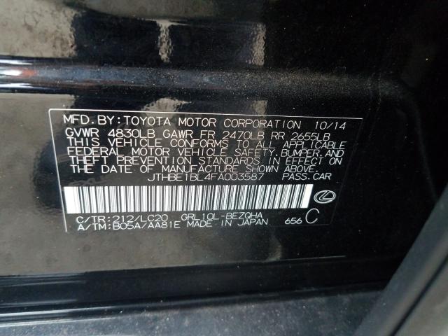 2015 LEXUS GS 350 JTHBE1BL4FA003587