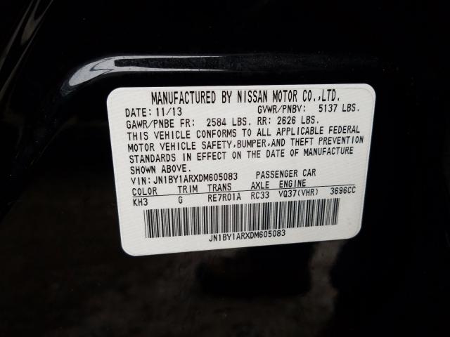 2013 INFINITI M37 X JN1BY1ARXDM605083