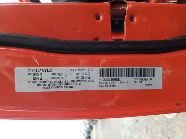 2016 DODGE CHARGER SR 2C3CDXL90GH301611