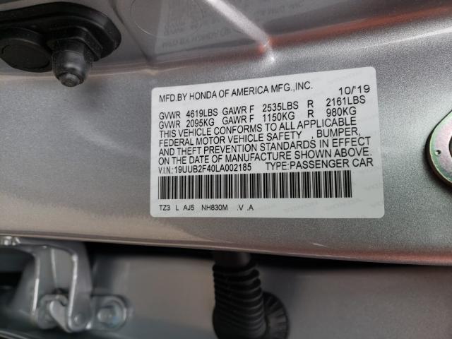 2020 ACURA TLX TECHNO 19UUB2F40LA002185
