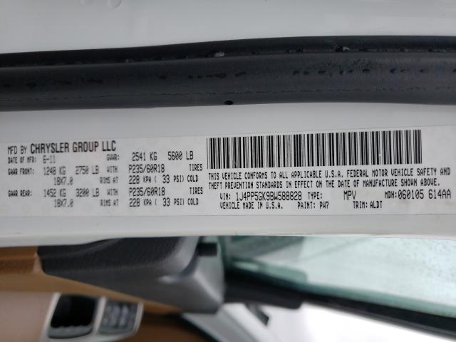 2011 JEEP LIBERTY LI 1J4PP5GK9BW588828