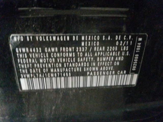 2012 VOLKSWAGEN JETTA TDI 3VWPL7AJ1CM671455