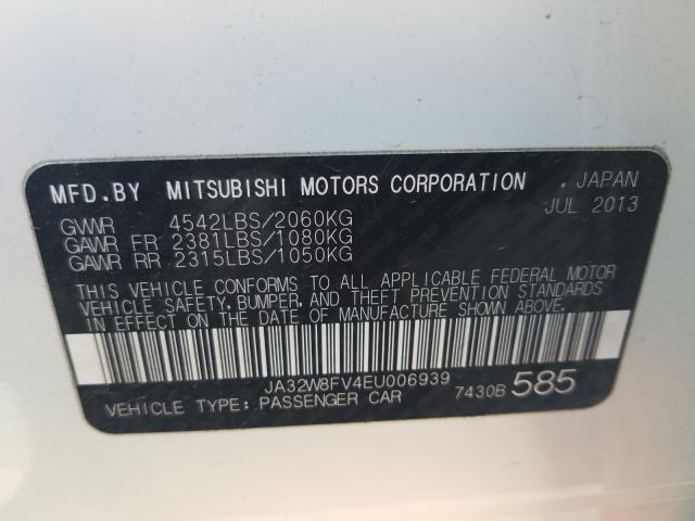 2014 MITSUBISHI LANCER EVO JA32W8FV4EU006939
